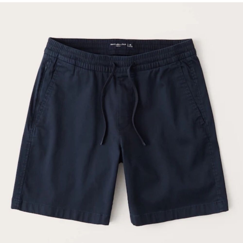 Abercrombie & Fitch Men's Navy Athletic Shorts